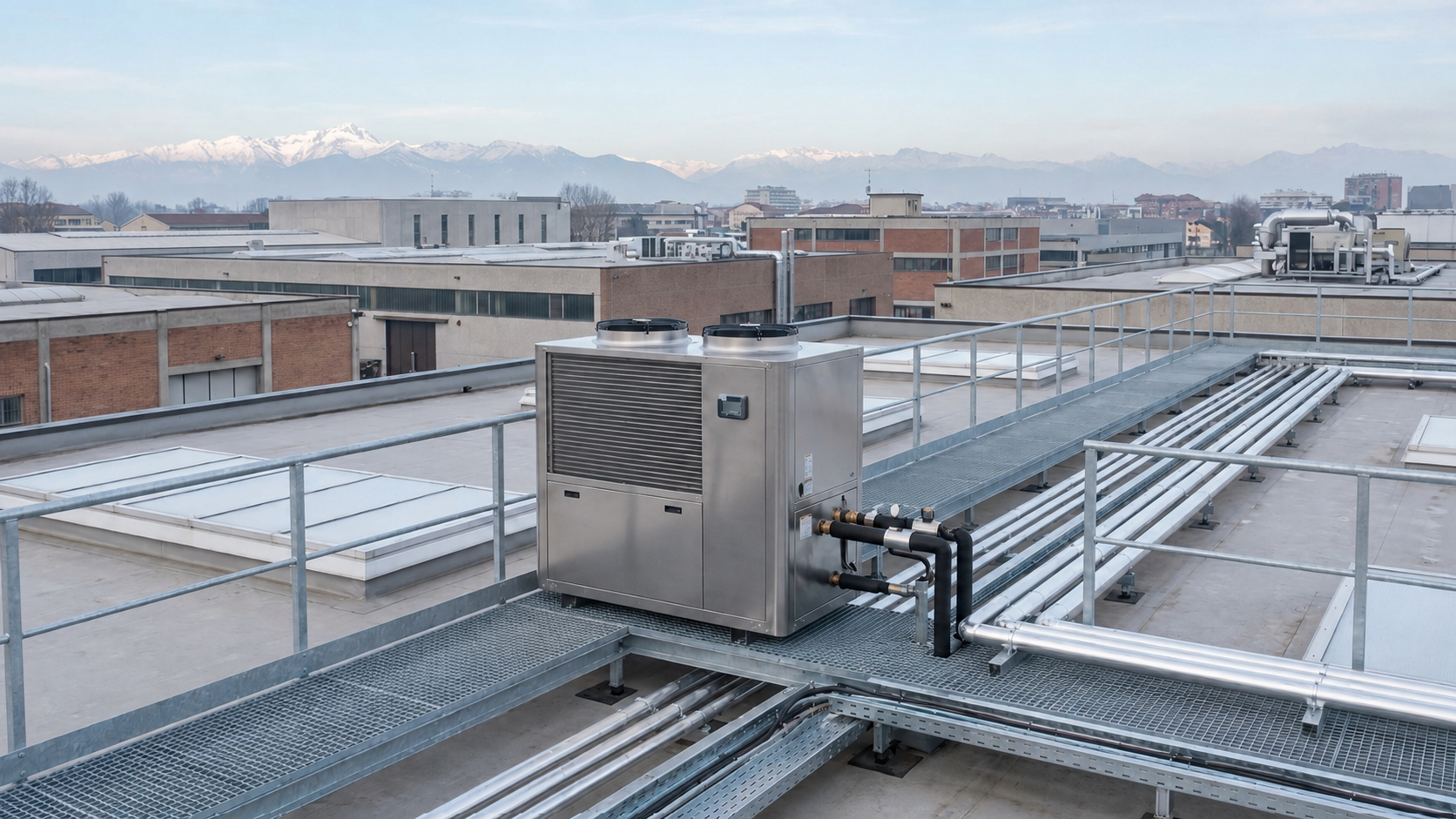 Pompa di calore per azienda